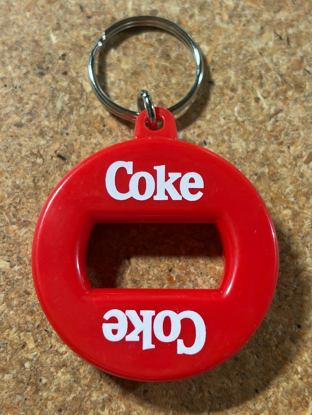 Vintage Coke 3-in-1 Pocket Bottle & Can Tab Opener Keychain